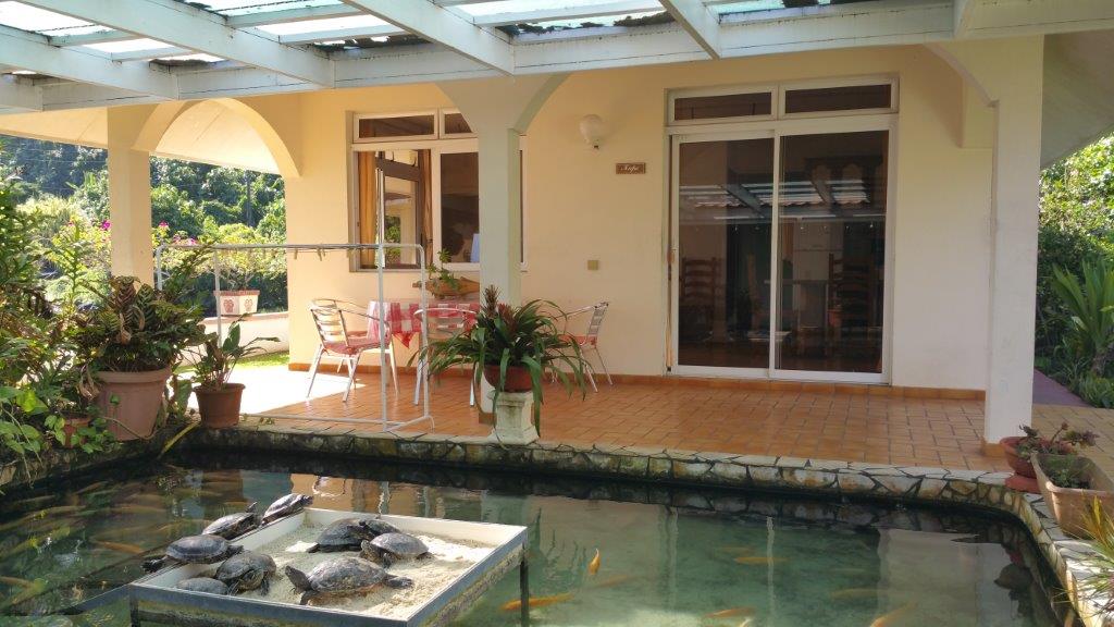 Studio Nape avec vue lagon généreuse pour 4 personnes à Papara